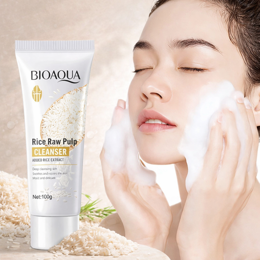Bioaqua - Rice Glow Cleanser™ Detergente Viso al Riso Idratante