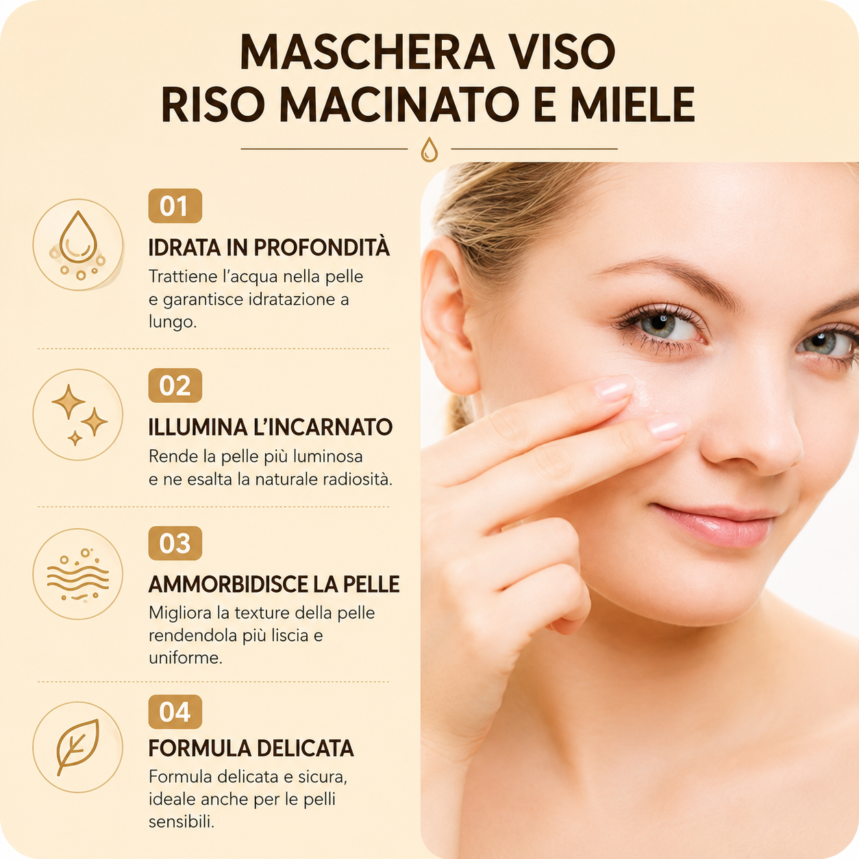 Hoygi - Maschera Viso Glow al Riso™