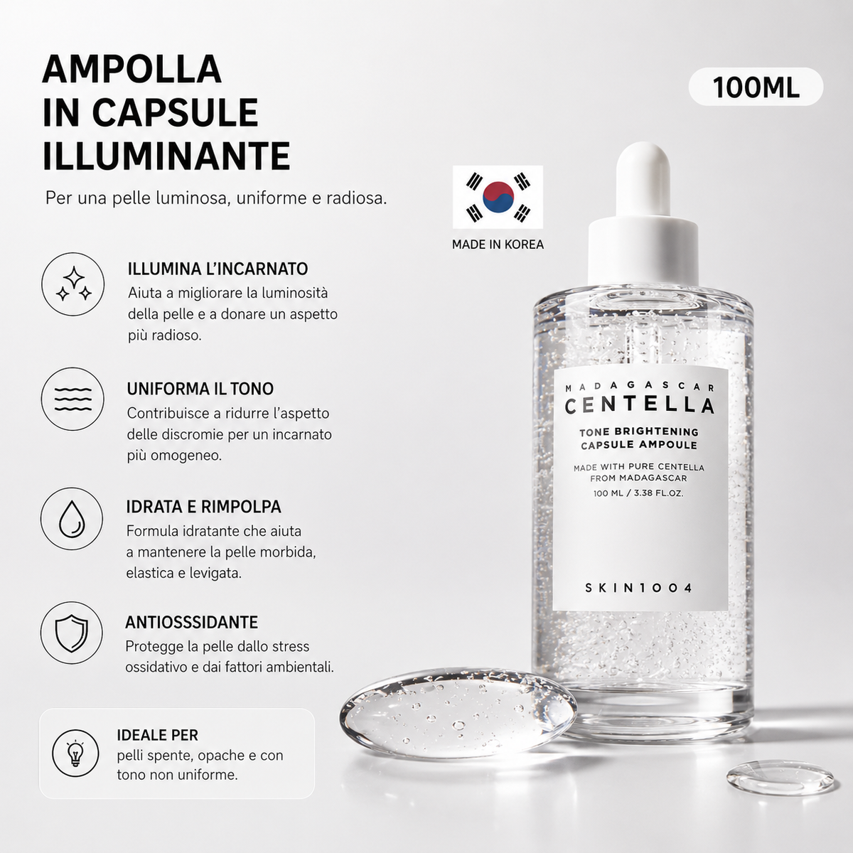 SKIN1004 - Madagascar Centella Capsule Ampoule