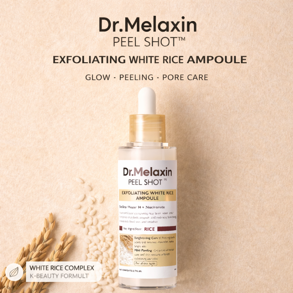 Dr. Melaxin Peel Shot™ – Moisturizing Rice Facial Essence