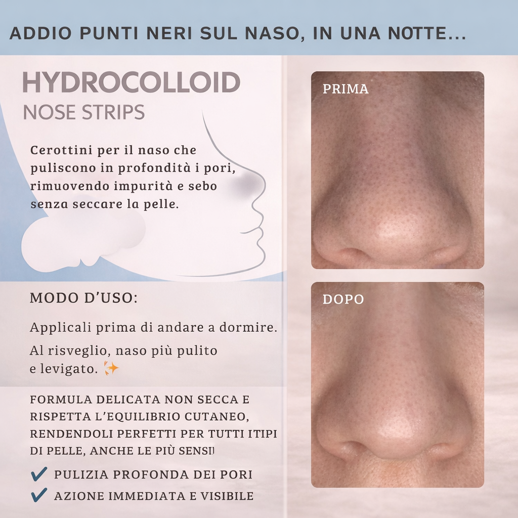 Hydrocolloid - Nose Strips™ – Purifying Blackhead Patches