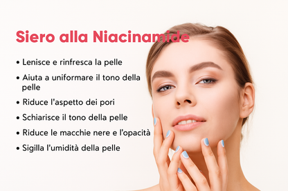 Siero Niacinamide™ viso alla pesca 70% Korean SkinCare