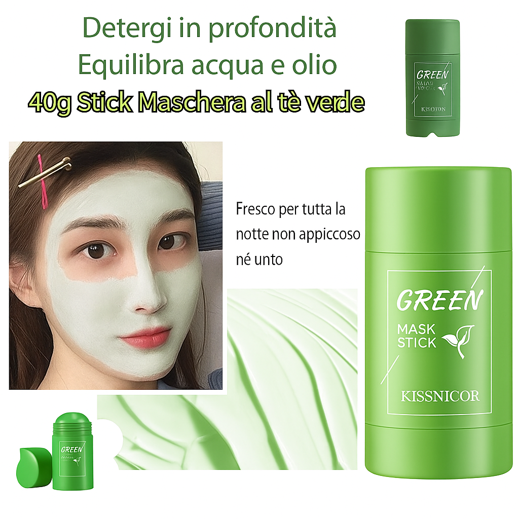 Kissnicor - Matcha Glow Mask™ Detox Matcha Face Mask