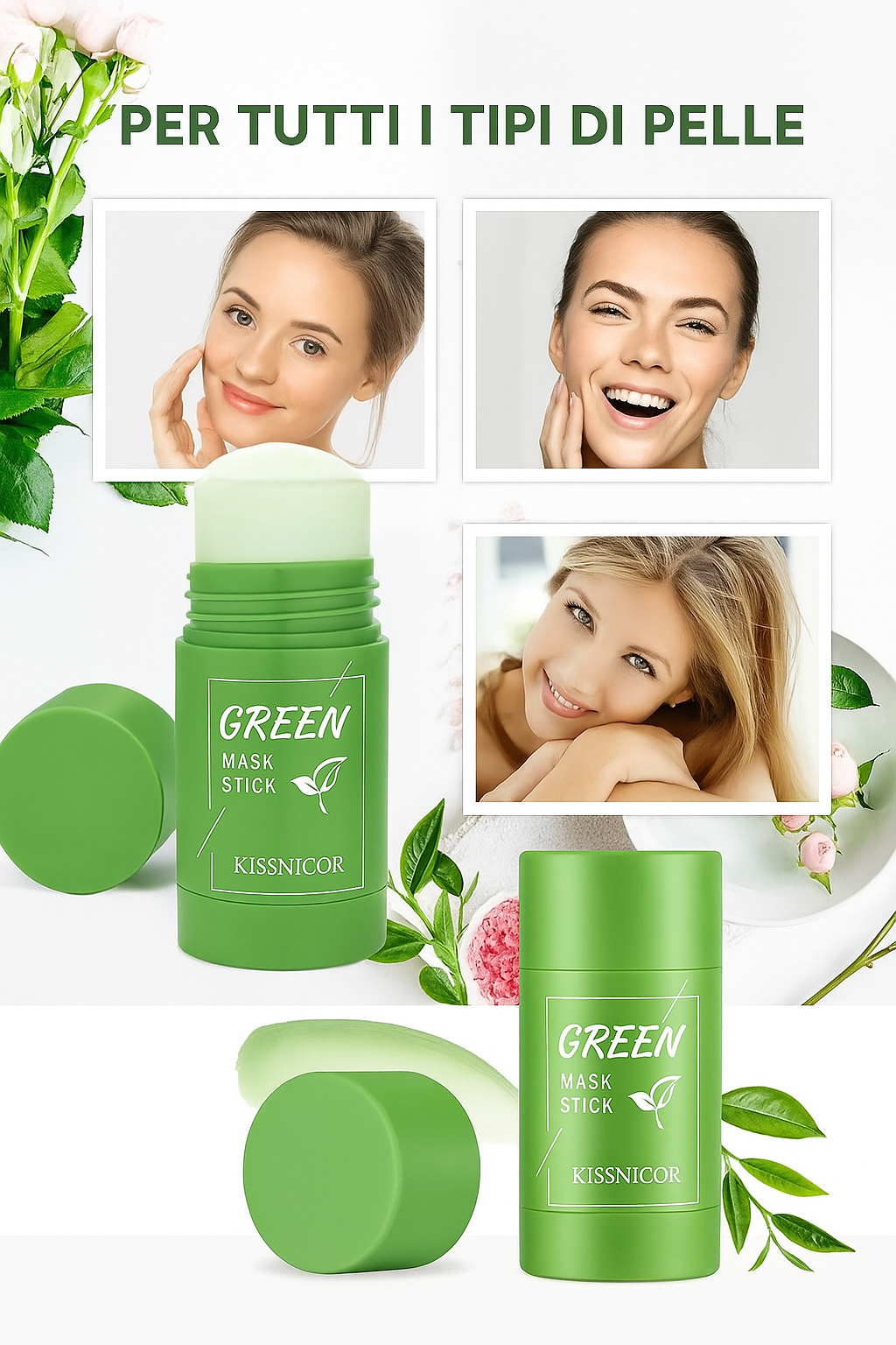 Kissnicor - Matcha Glow Mask™ Detox Matcha Face Mask