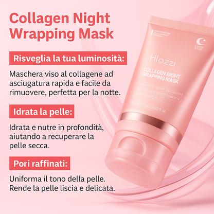 Maschera notte Idratante al Collagene K-Beauty