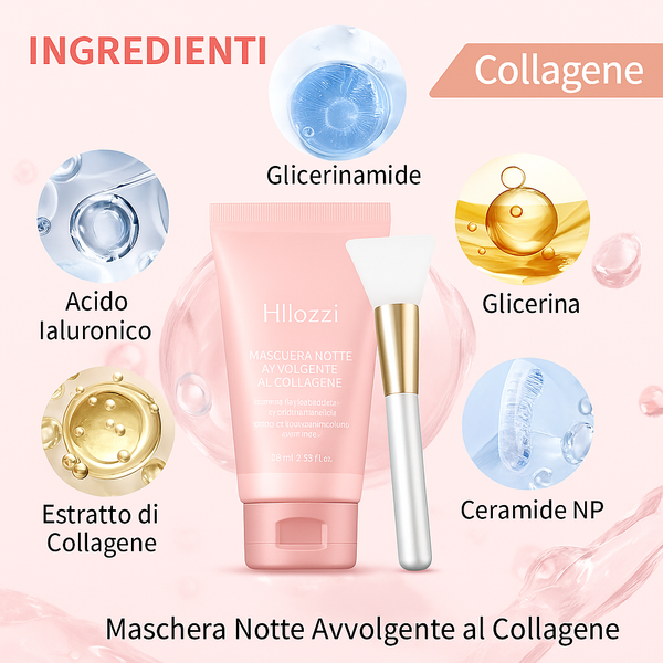 Maschera Notte Idratante Collagene