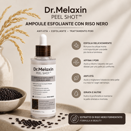 Dr. Melaxin Peel Shot™ – Moisturizing Rice Facial Essence