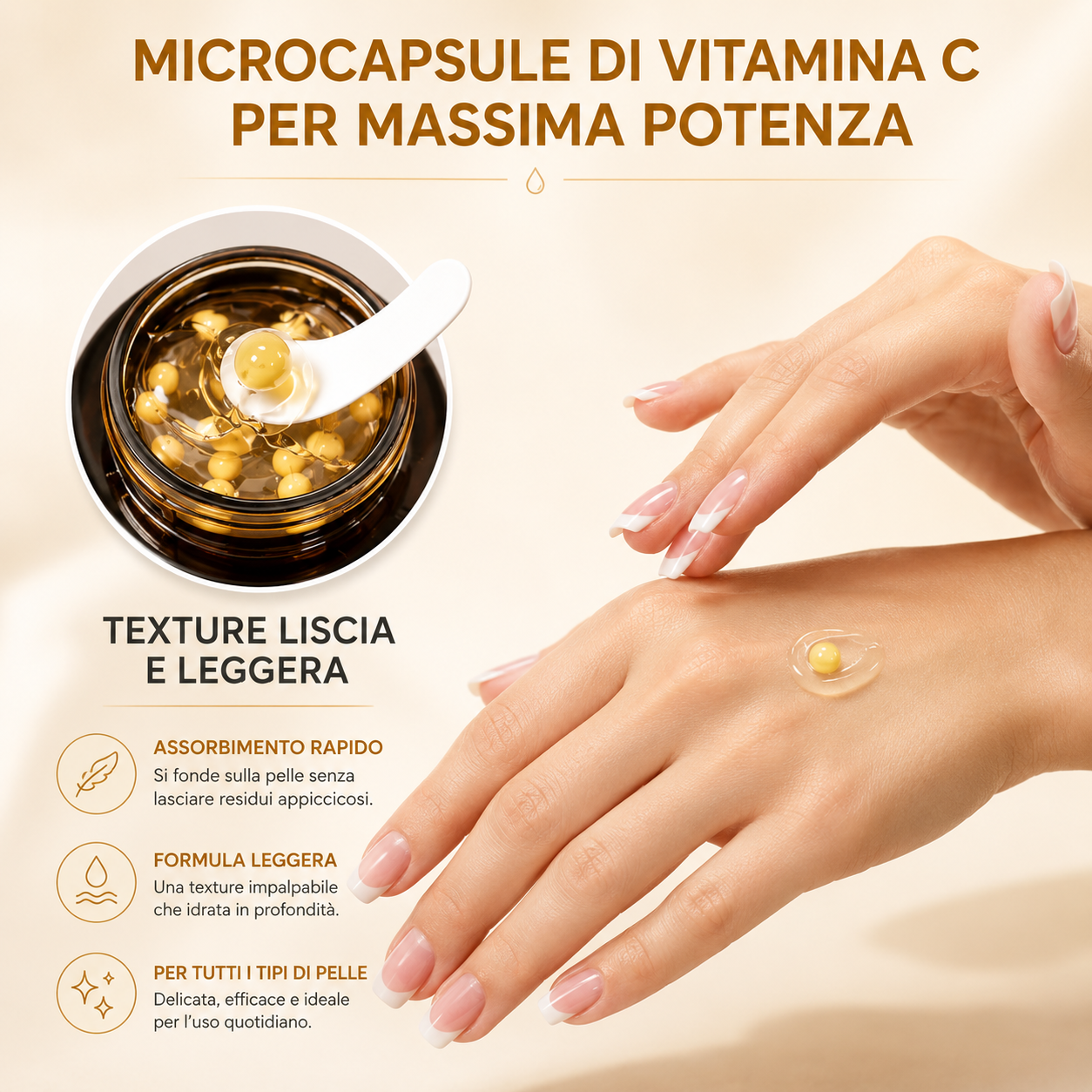 Hoygi - Golden C Serum™ Siero Viso Vitamina C Stabilizzata
