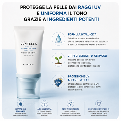 SKIN1004 - Hyalu Cica Water Fit Sun Serum SPF 50+