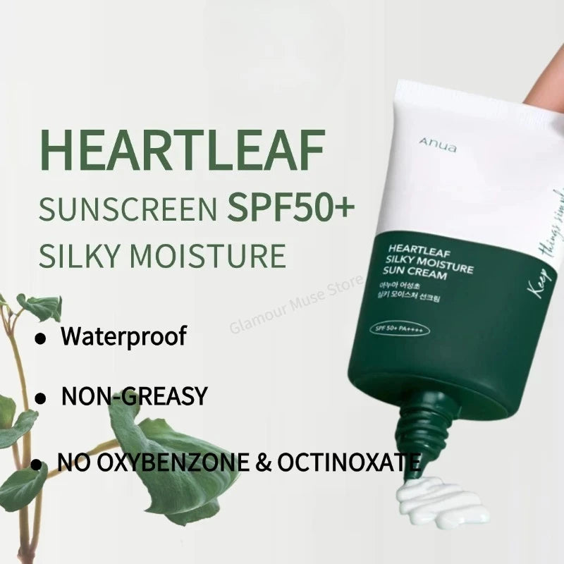 Anua - Heartleaf Silky Moisture Sun Cream™ SPF50+ PA++++ Sunscreen