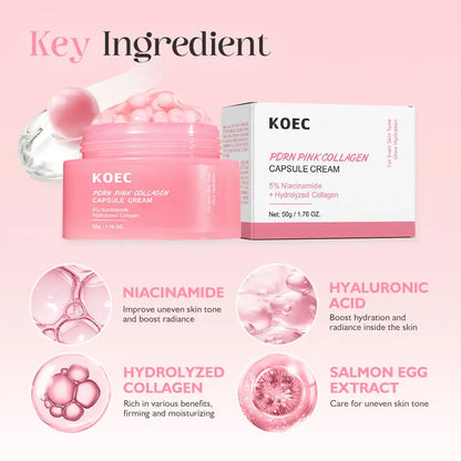 KOEC - Pink Collagen Capsules™ Marine Collagen Face Serum