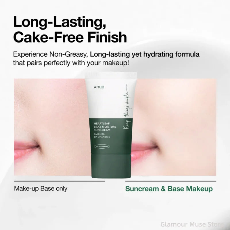 Anua - Heartleaf Silky Moisture Sun Cream™ SPF50+ PA++++ Sunscreen