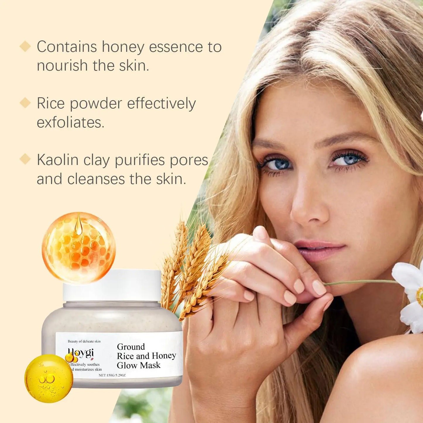 Hoygi - Rice Glow Face Mask™