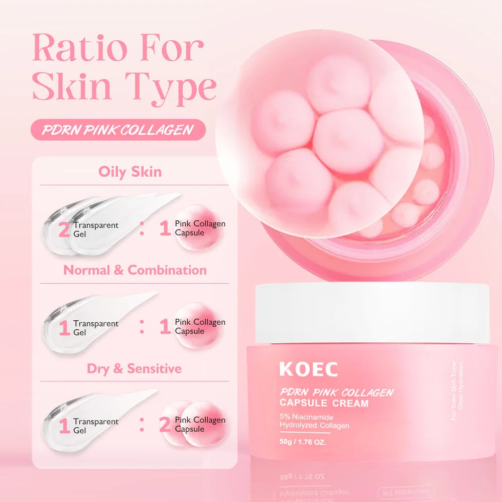 KOEC - Pink Collagen Capsules™ Marine Collagen Face Serum
