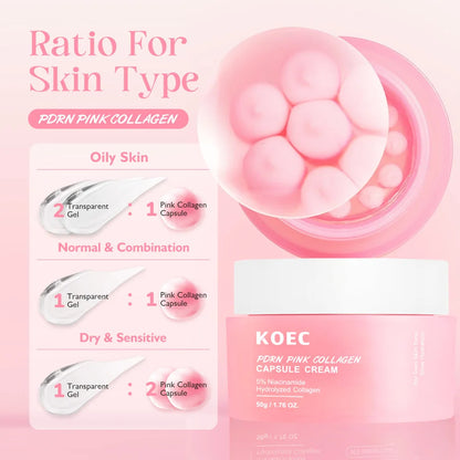 KOEC - Pink Collagen Capsules™ Marine Collagen Face Serum