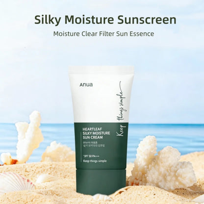 Anua - Heartleaf Silky Moisture Sun Cream™ SPF50+ PA++++ Sunscreen