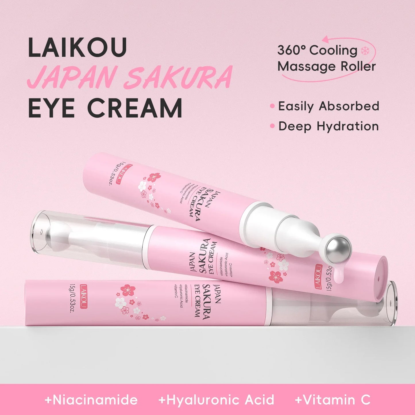 Laikou - Glass Eye Sakura™ Sakura Roll-On Eye Contour